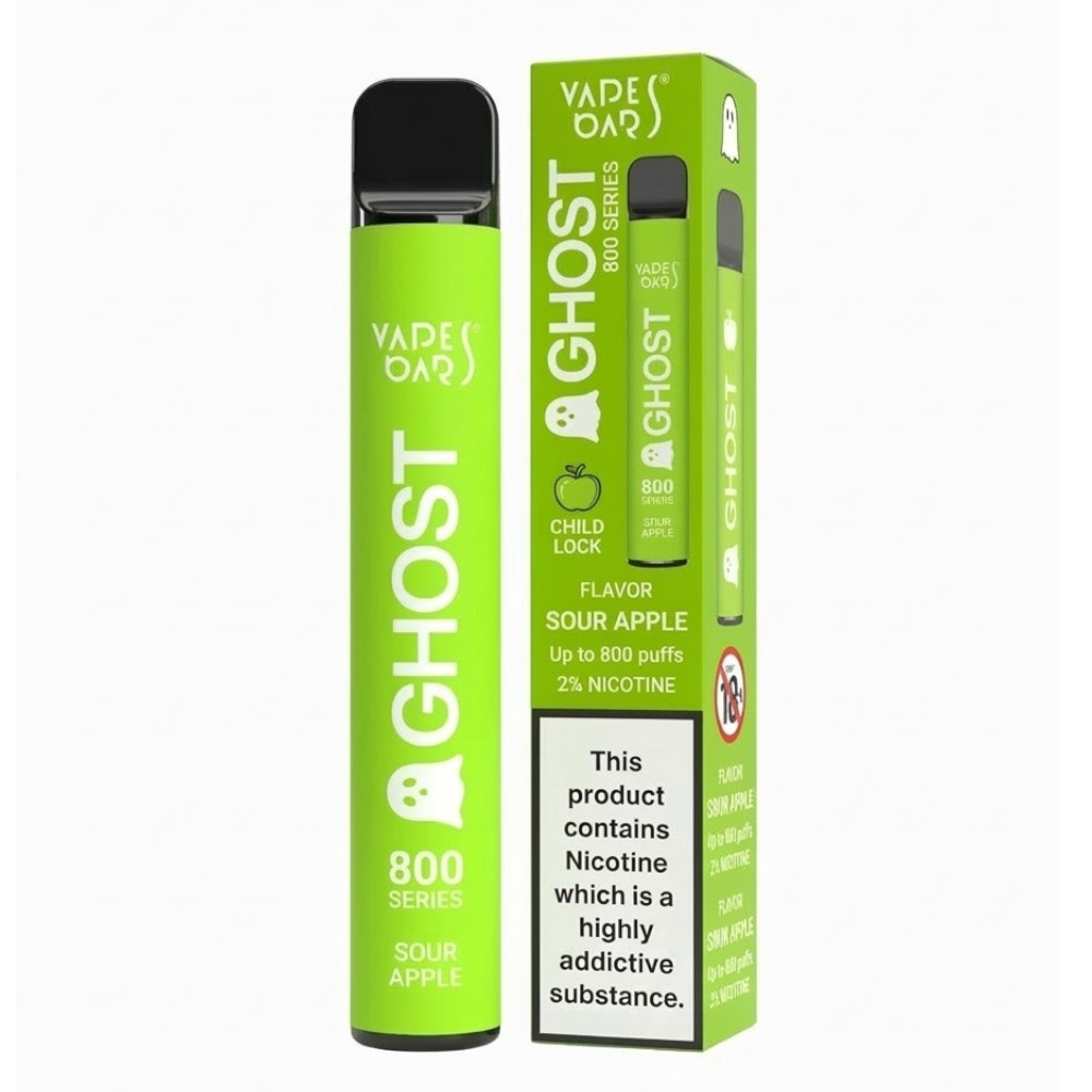 E-papieros Ghost Sour Apple 800