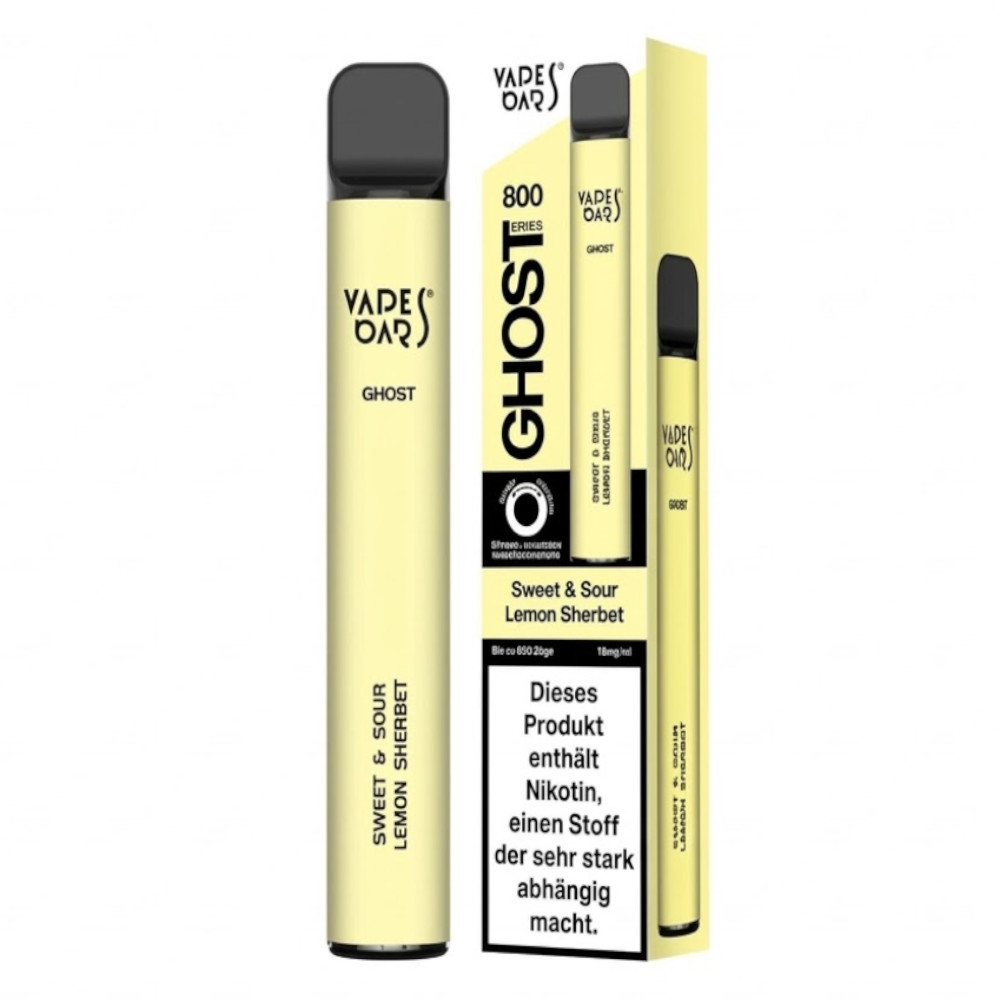 E-papieros Ghost Sweet & Sour Lemon Sherbet 800
