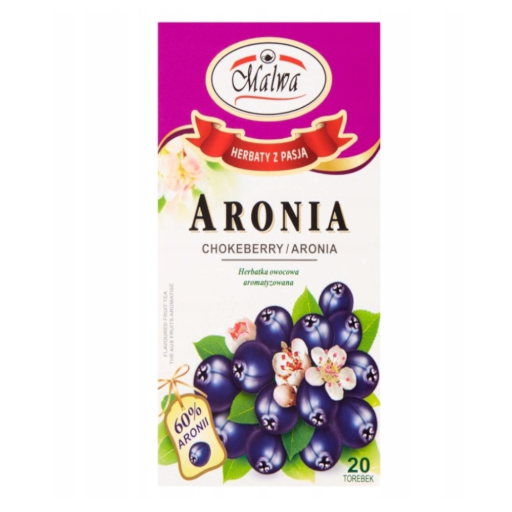 Herbata Malwa Aronia 20 x 2 g