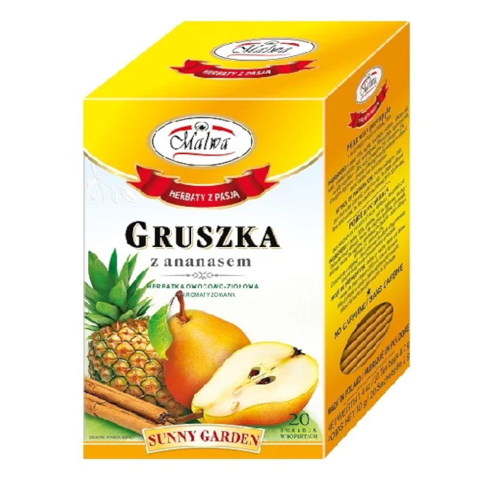 Herbata Malwa Gruszka z Ananasem 20 x 2 g