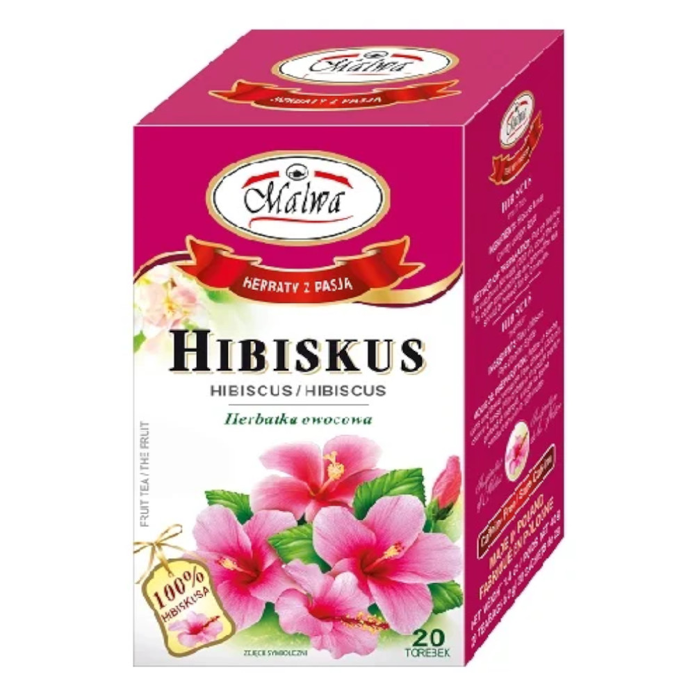 Herbata Malwa Hibiskus 20 x  2 g