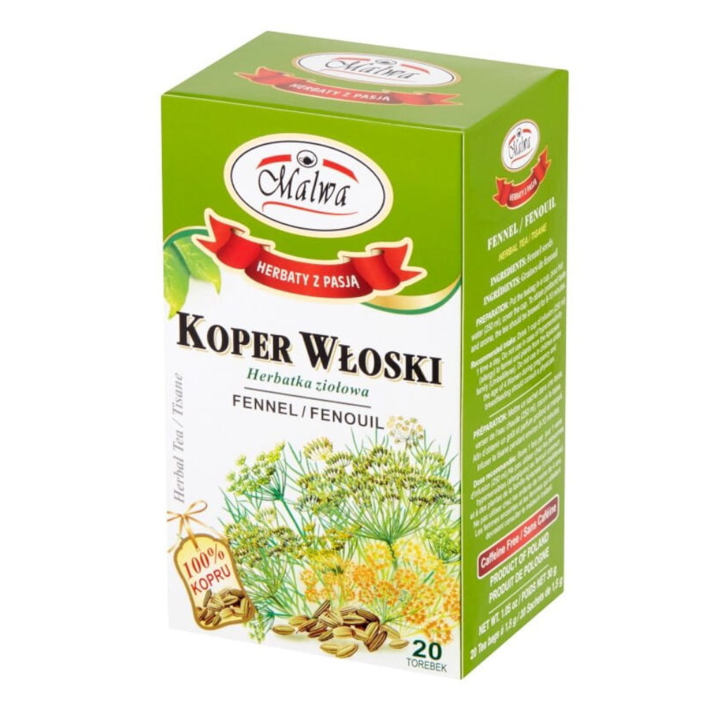 Herbata Malwa Koper Włoski 20 x 1,5 g
