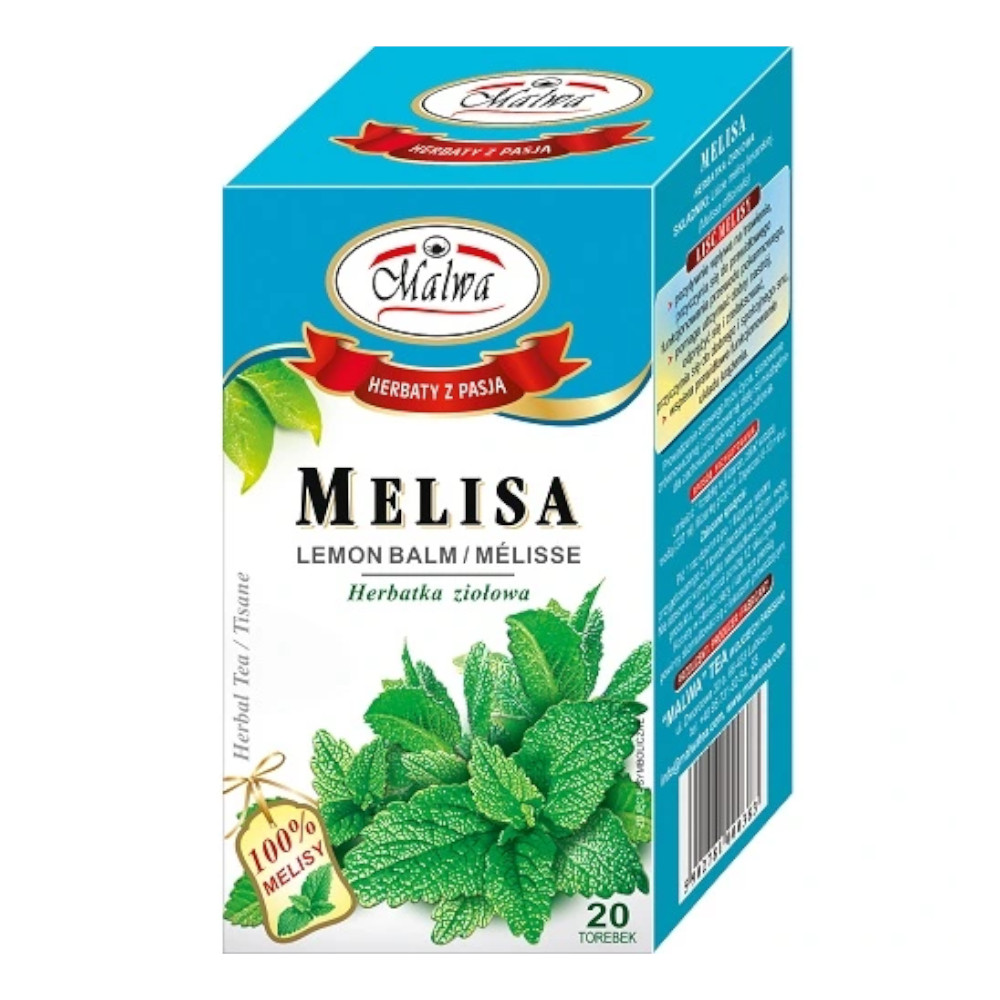 Herbata Malwa Herbatka ziołowa Melisa 20 x 2 g