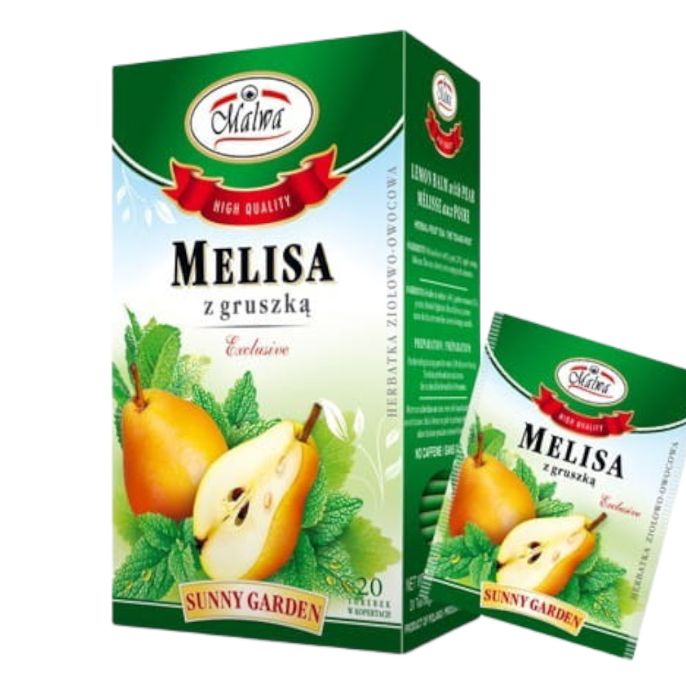 Herbata Malwa Melisa z gruszką 20 x 2 g