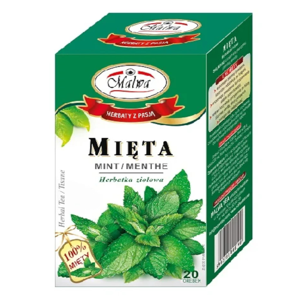 Herbata Malwa Ziołowa Mięta 20 x 2 g