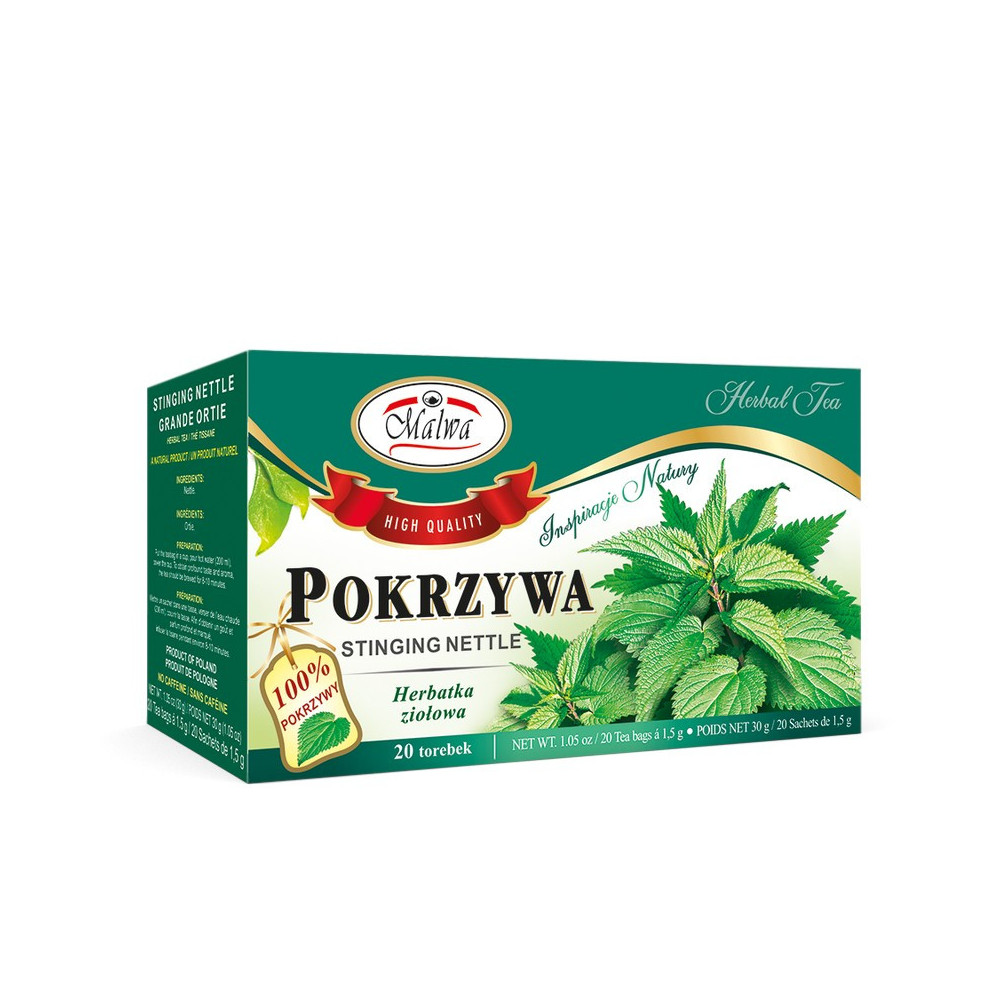 Herbata Malwa Pokrzywa 20 x 1,5 g