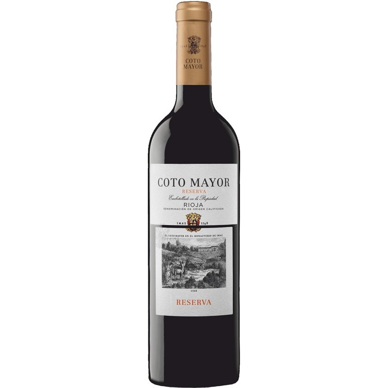 Wino Coto Mayor Reserva Rioja  wytrawne czerwone 13,5 % 750 ml