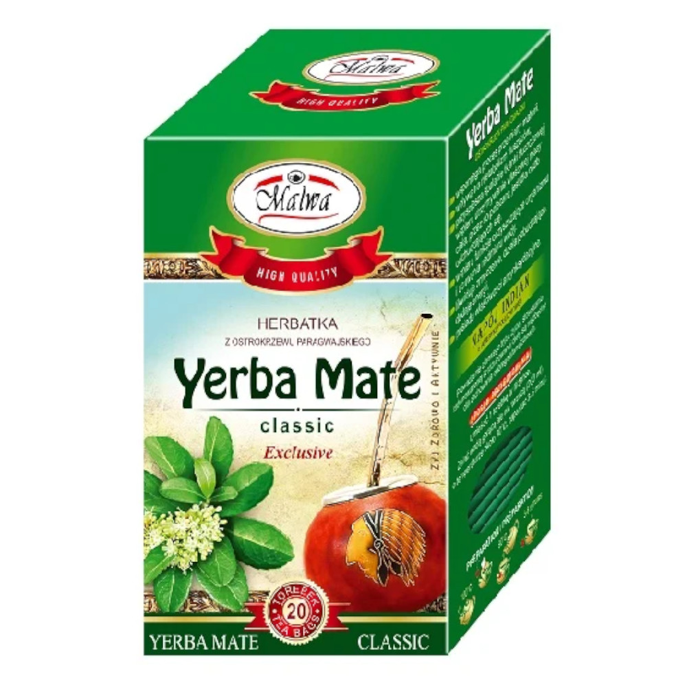 Herbata Malwa Yerba Mate Classic 20 x 2 g
