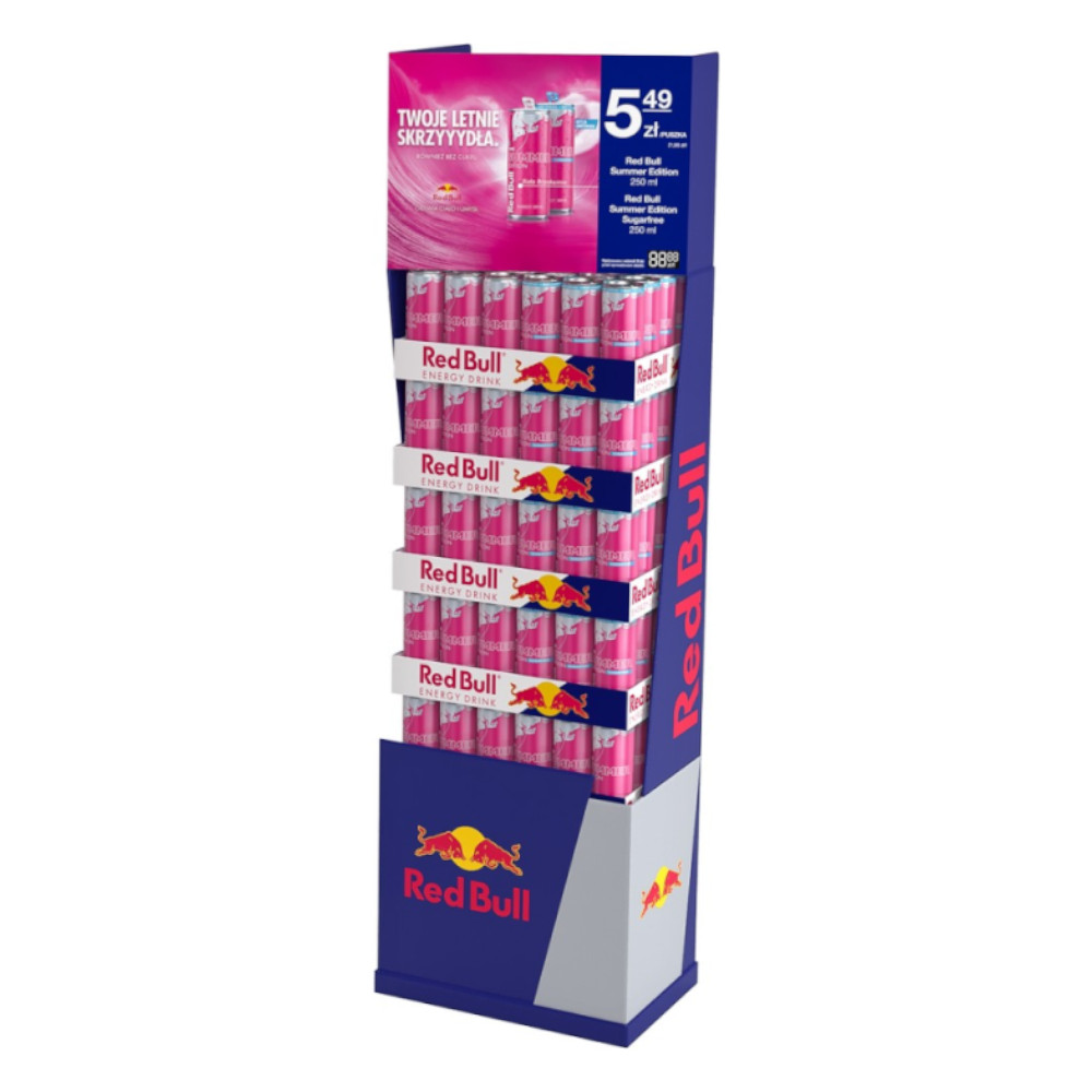 Energetyk Red Bull Spring Edition Stand 250 ml x 120 Puszka DRS
