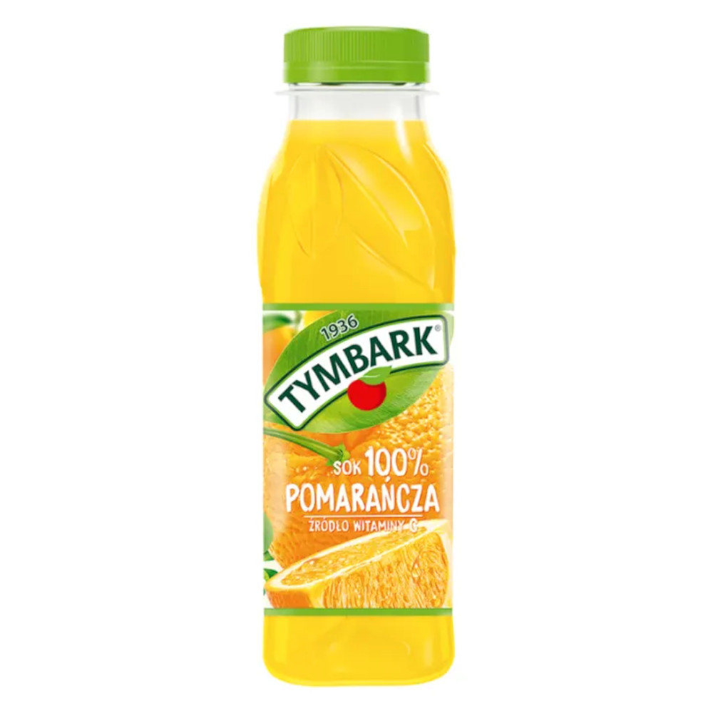 Sok Tymbark 100% Pomarańcza 300 ml DRS