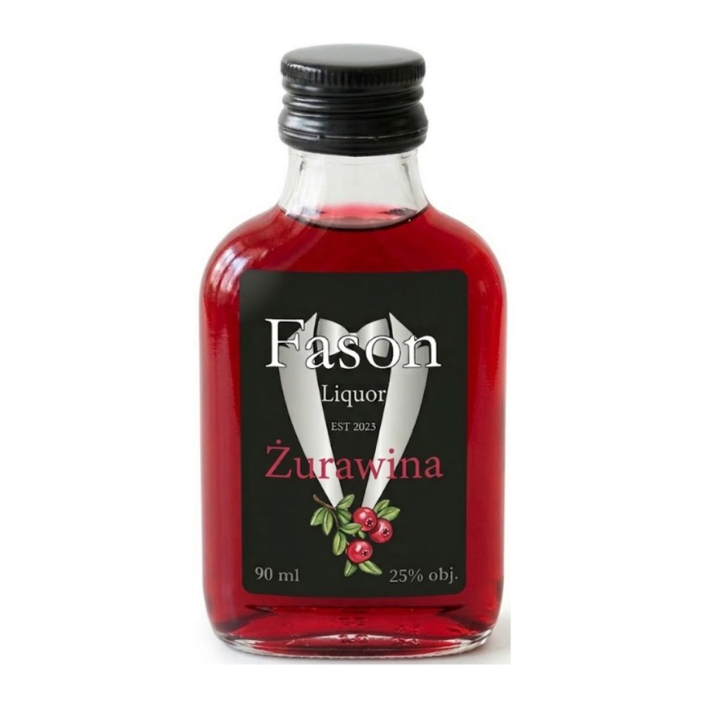Wódka Fason Żurawina 25% 90 ml