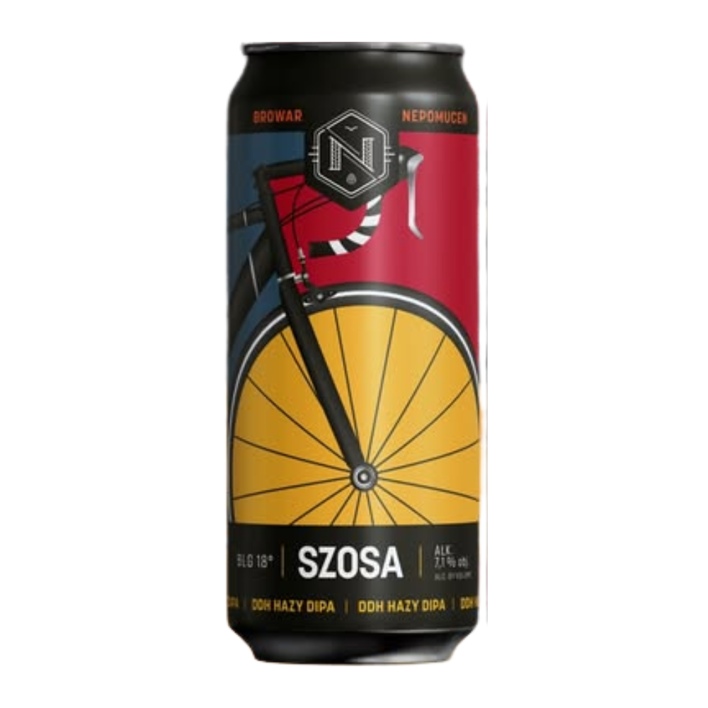 Piwo Nepomucen Szosa Hazy DIPA 7,2% 500 ml puszka DRS