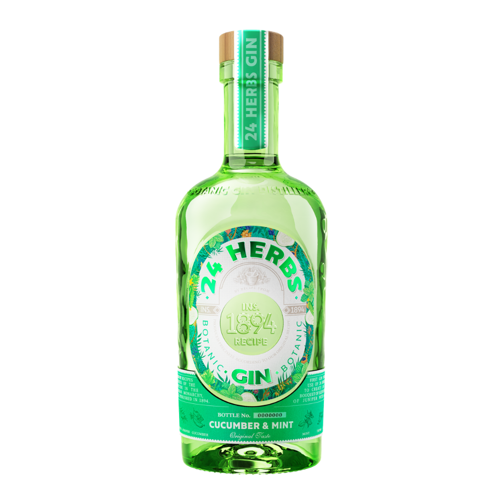 Gin 24 Herbs Cucumber & Mint 40% 700 ml