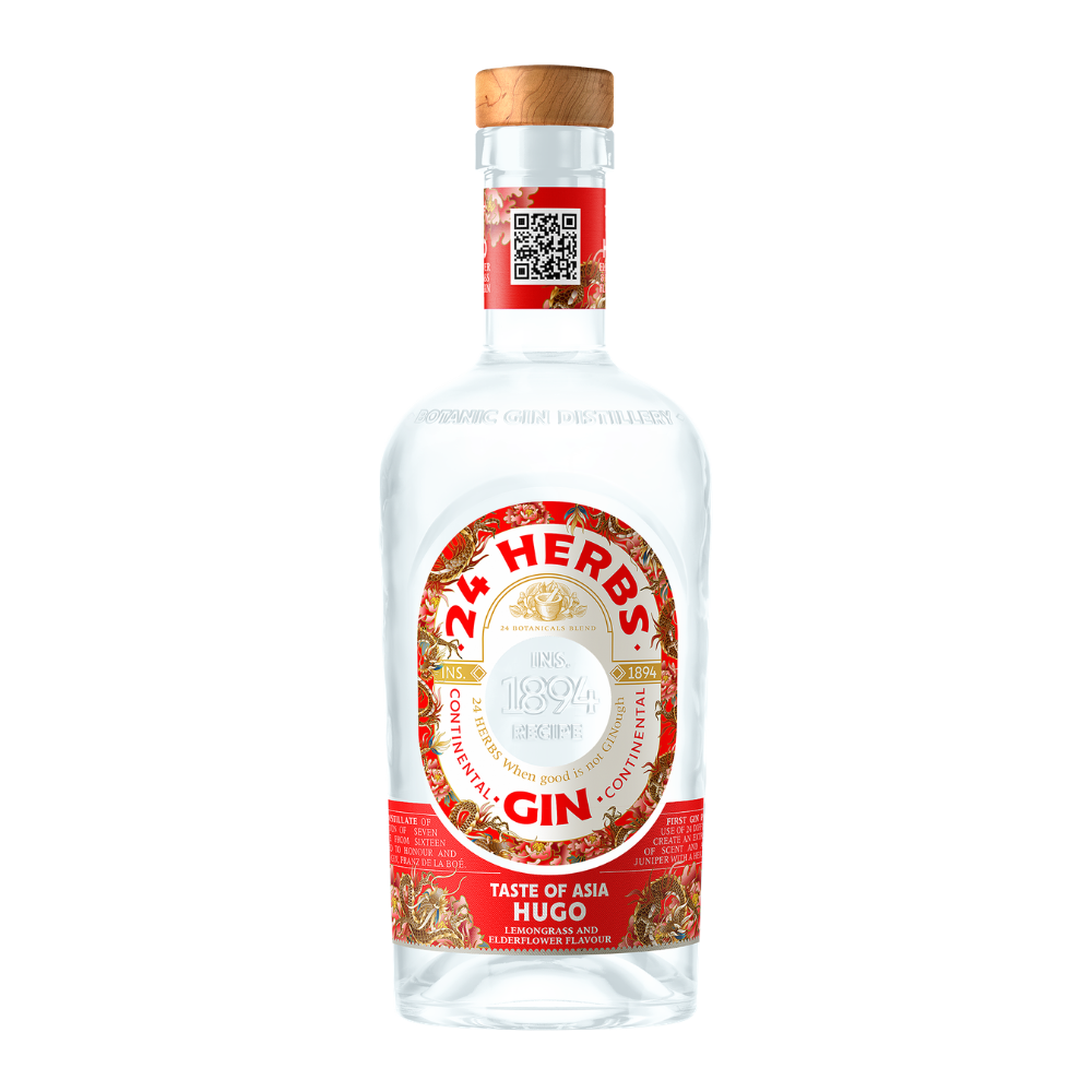 Gin 24 Herbs Continental Hugo 37,5% 700 ml