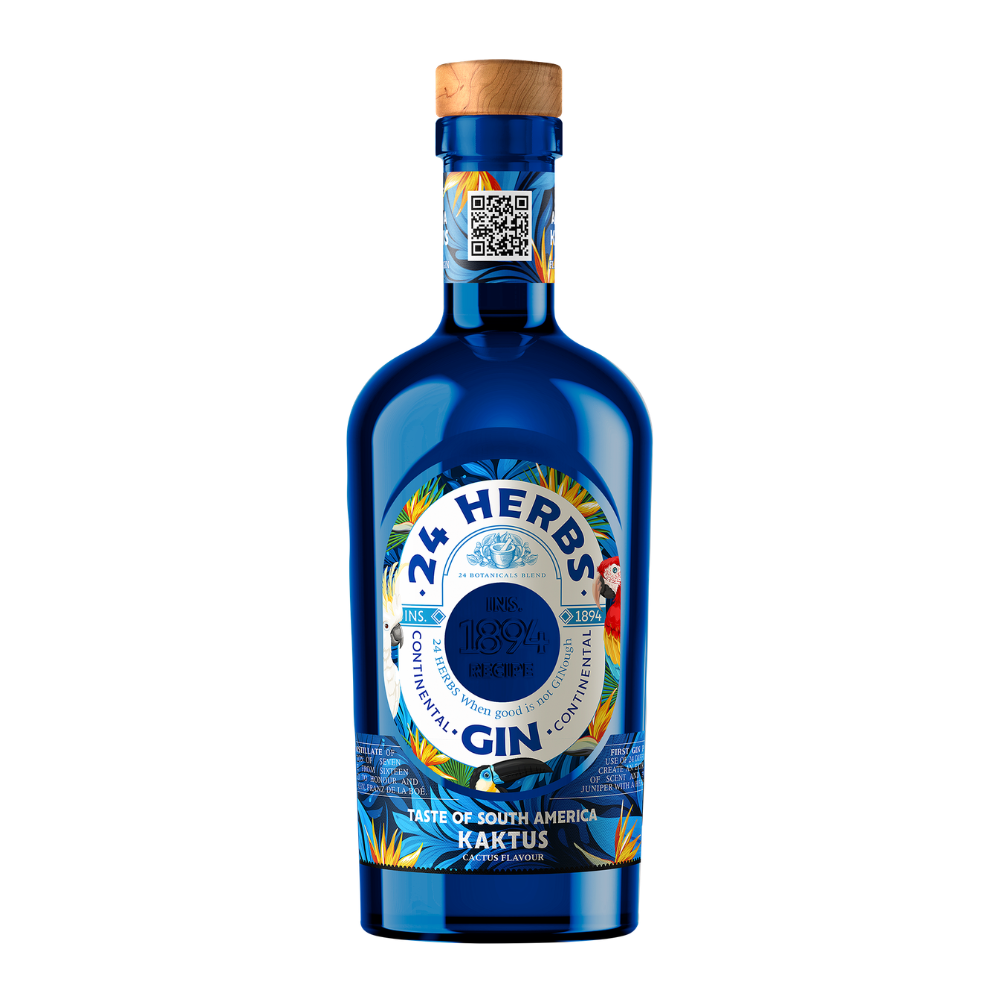 Gin 24 Herbs Continental Kaktus 37,5% 700 ml