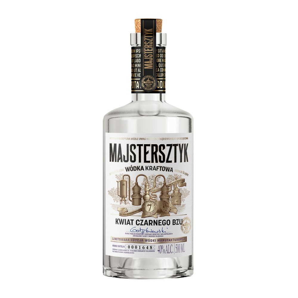 Wódka Majstersztyk Kwiat Czarnego Bzu 40% 500 ml