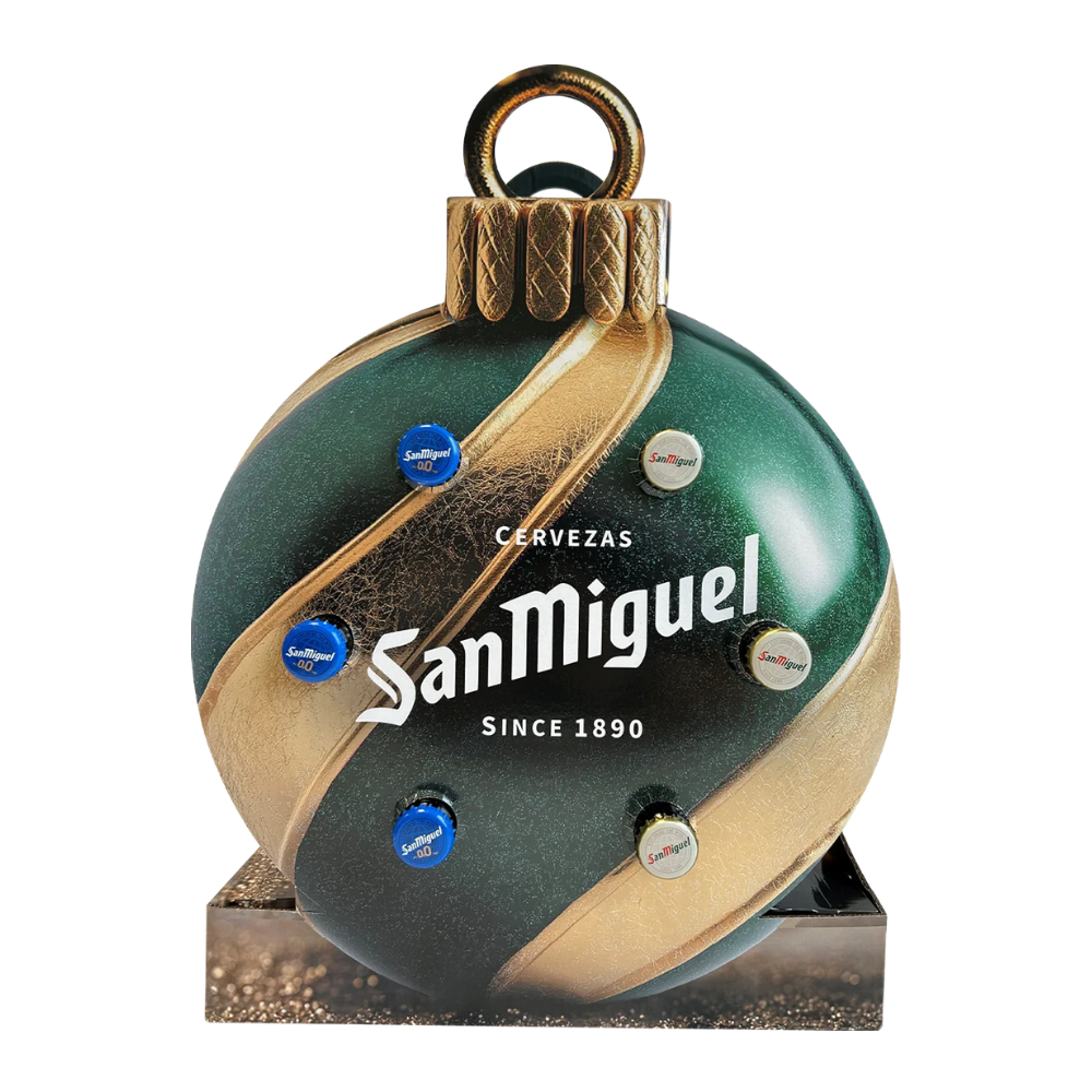 Piwo San Miguel Zestaw Bombka