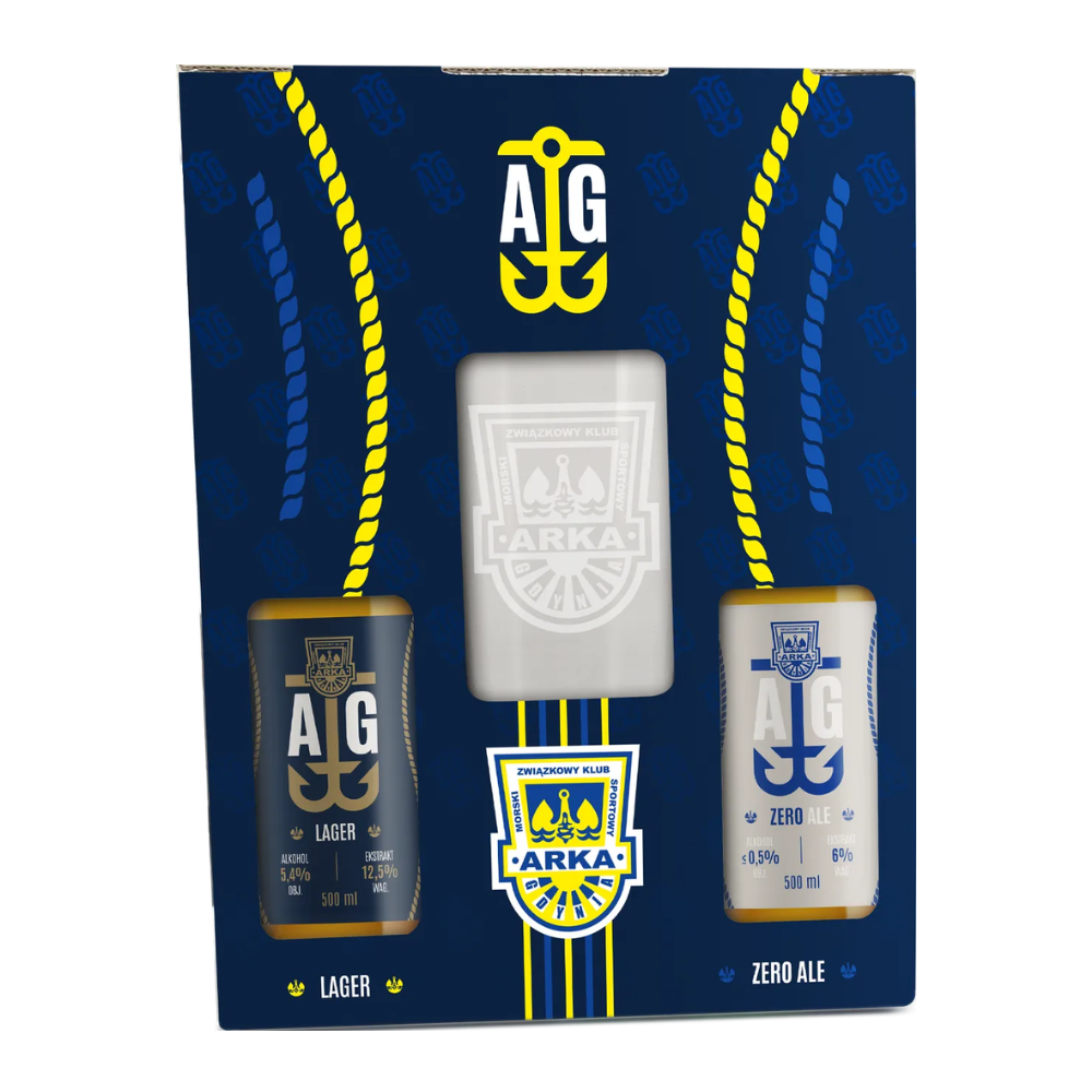 Piwo Arka Gdynia Lager 5,4% 2 x 500 ml zestaw
