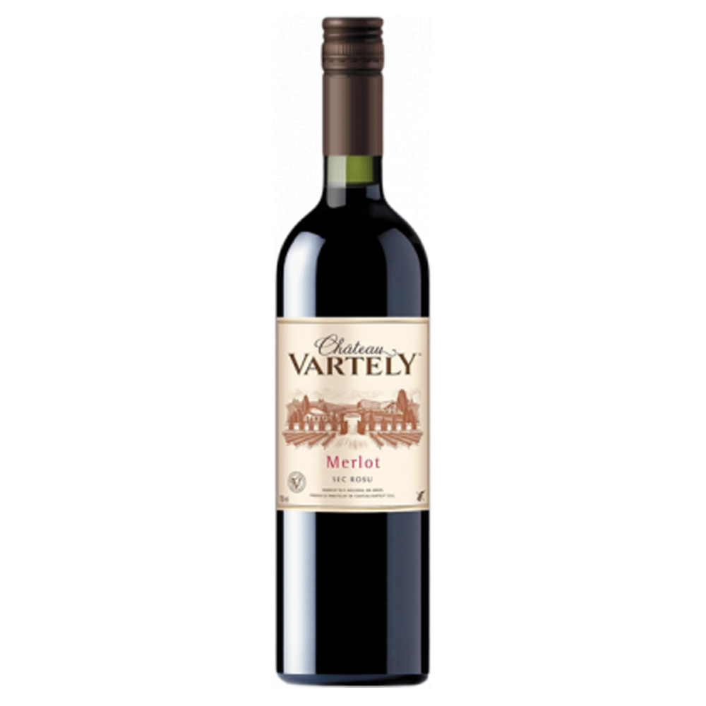 Wino Chateau Vartely Merlot 12,5% czerwone półsłodkie 750 ml