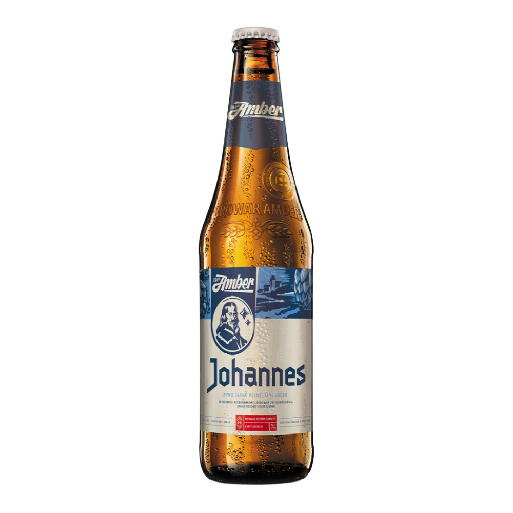 Piwo Amber Johannes 6,5% 500 ml (zwrotna)