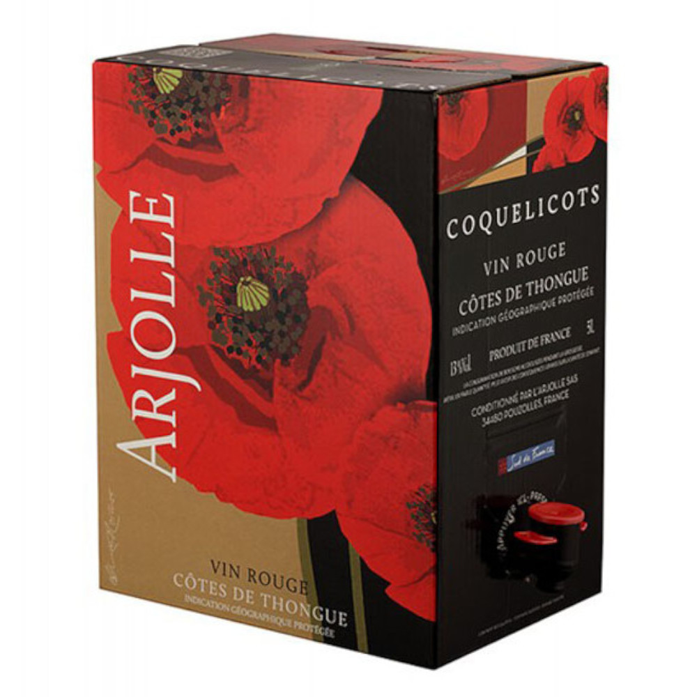 Wino L' Arjolle Rouge BIB 13% czerwone półwytrawne 5000 ml