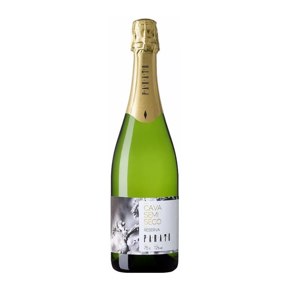 Wino musujące Parato Cava Semi Seco 12% białe półwytrawne 750 ml