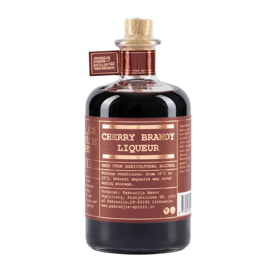 Likier Pakruojis Manor Distillery Cherry Brandy 29% 500 ml