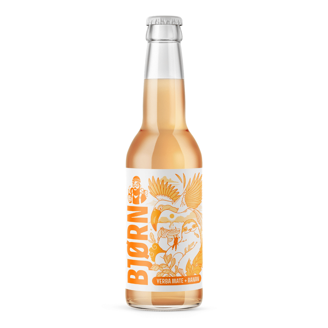 Napój BJOR Yerba Mate i Banan 330 ml