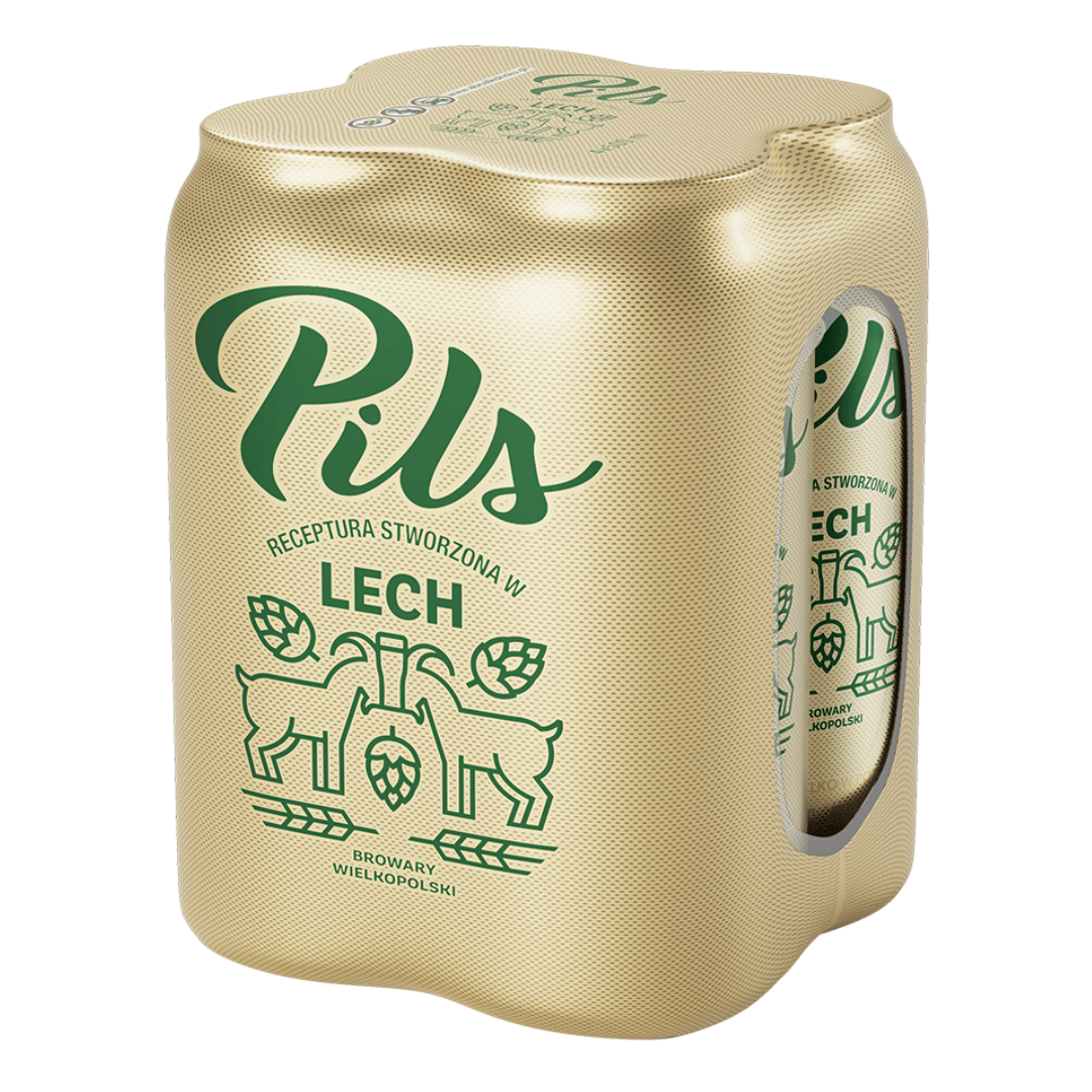 Piwo Lech Pils 5,5% 4x500 ml Puszka