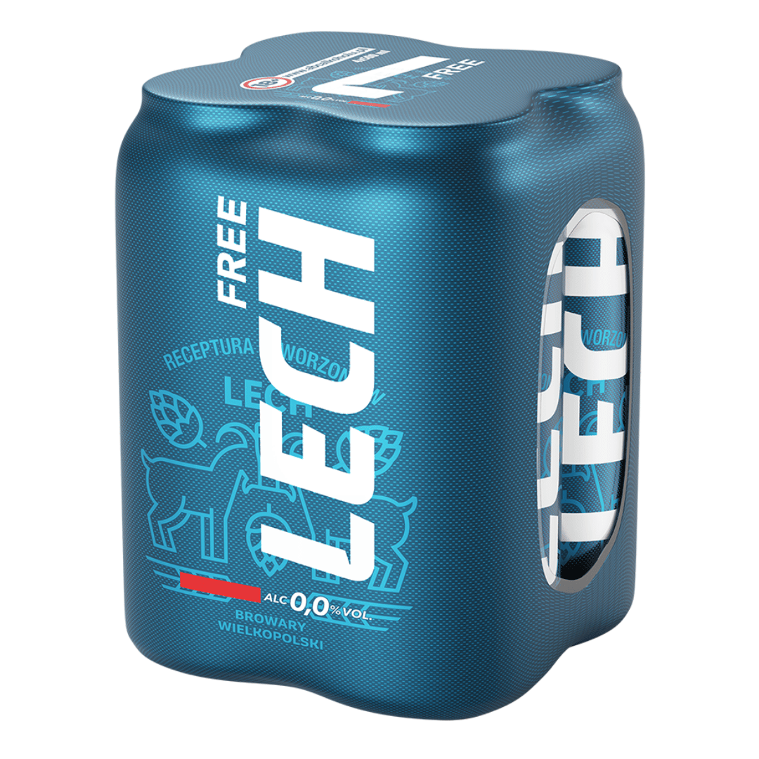 Piwo Lech Free 0% 500 ml 4-pak Puszka DRS