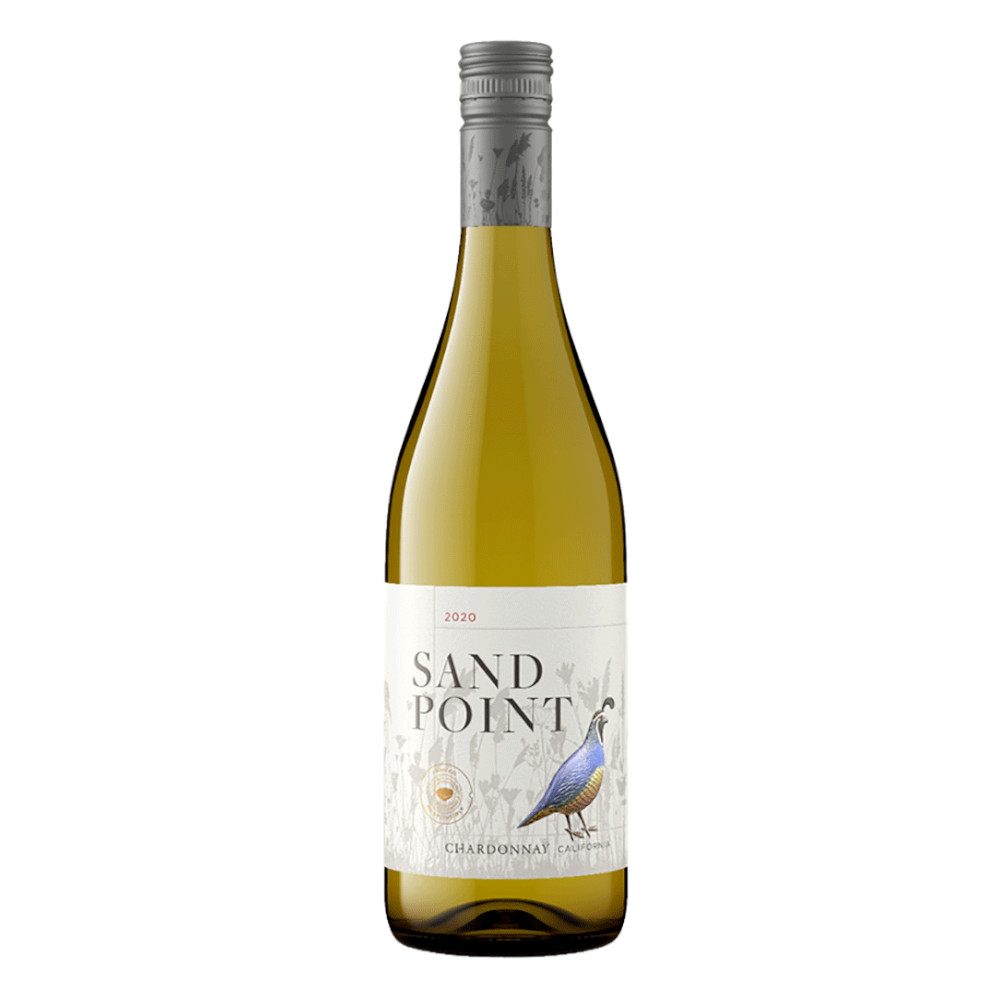 Wino Sand Point Chardonnay 14,5% białe wytrawne 750 ml