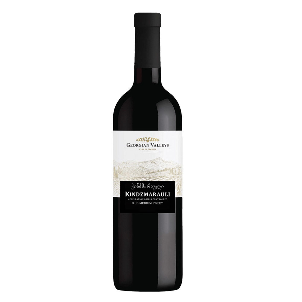 Wino Georgian Valleys Kindzmaruli 11% czerwone półsłodkie 750 ml
