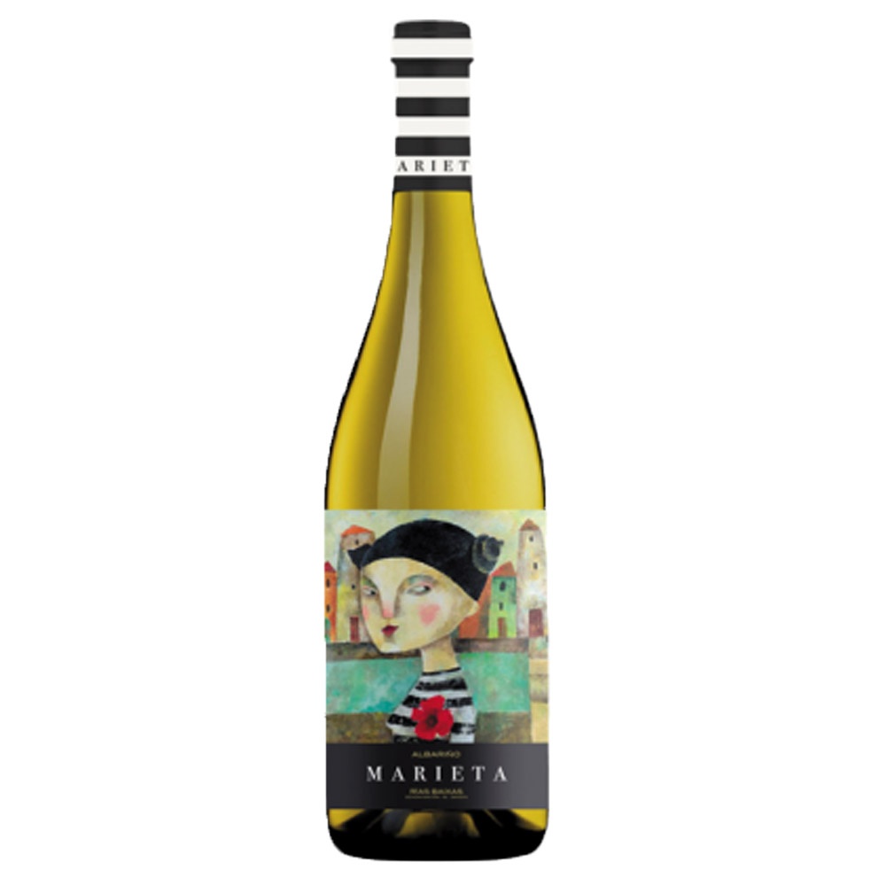 Wino Marieta Albarino Semi Seco 11,5% białe półwytrawne 750 ml