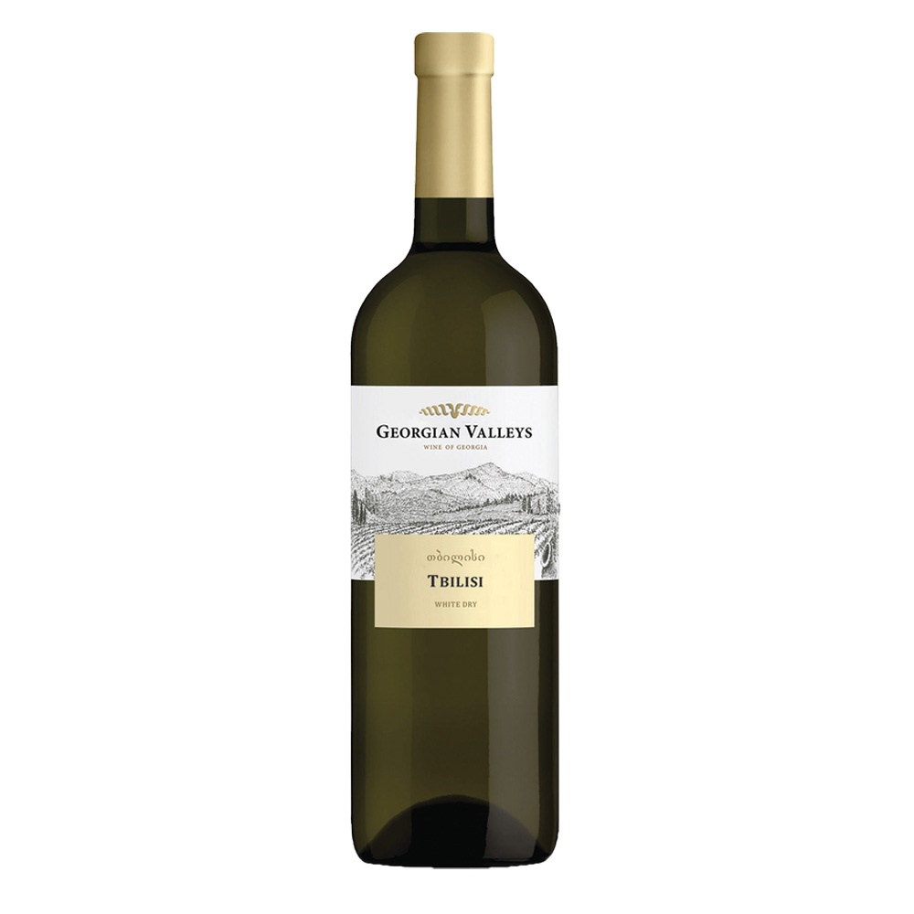Wino Georgian Valleys Tbilisi 12% białe wytrawne 750 ml