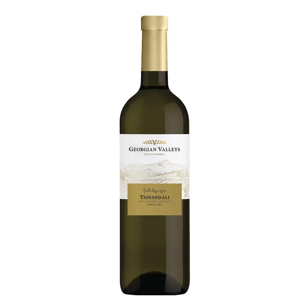 Wino Georgian Valleys Tsinandali 12% białe wytrawne 750 ml