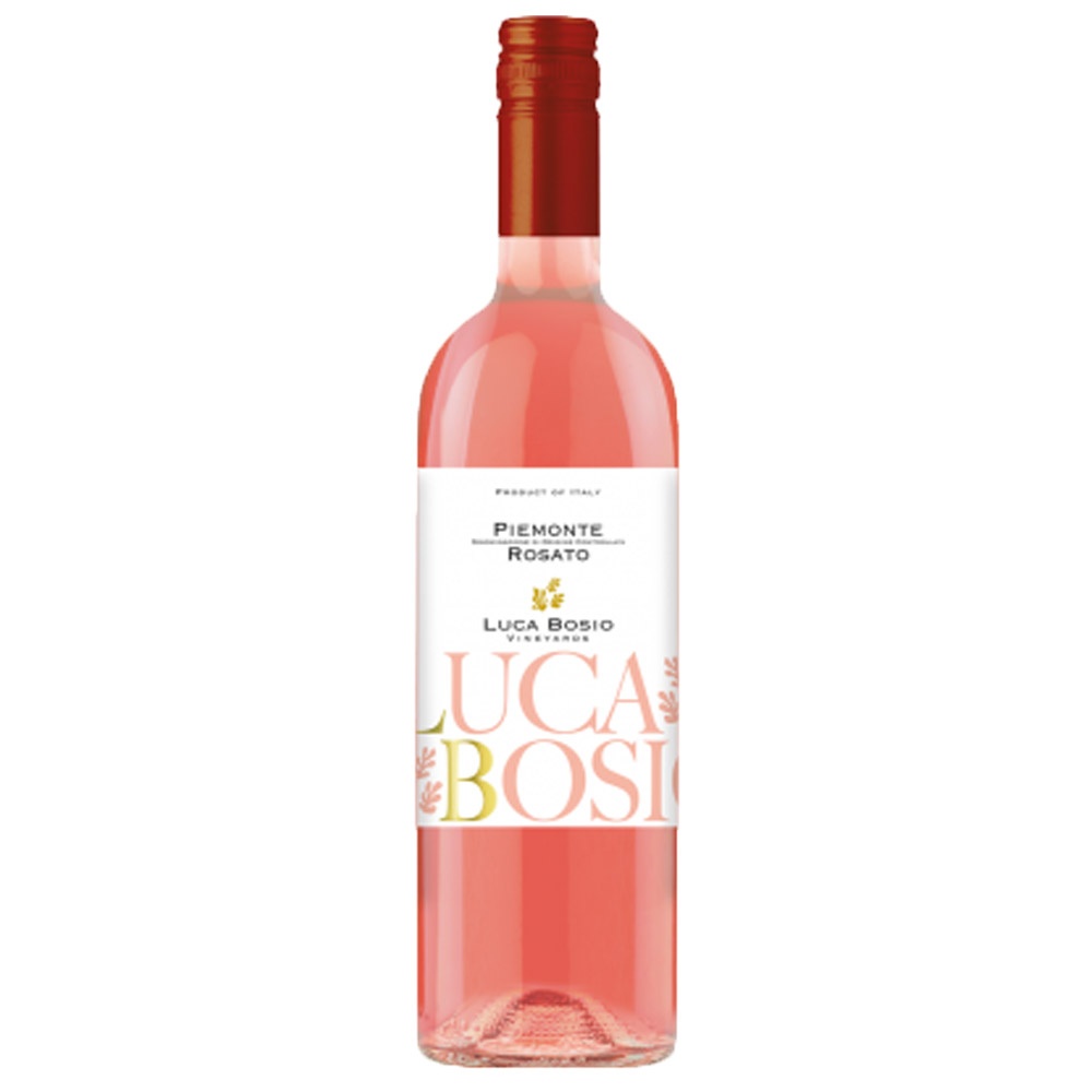 Wino Luca Bosio Piemonte Doc Rosato 12% różowe wytrawne 750 ml