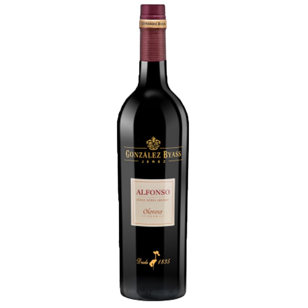 Wino Sherry Alfonso Oloroso Seco 20% czerwone wytrawne 750 ml