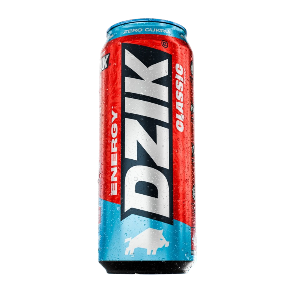 Napój energetyczny Dzik Energy Zero Kalorii Classic 500 ml DRS