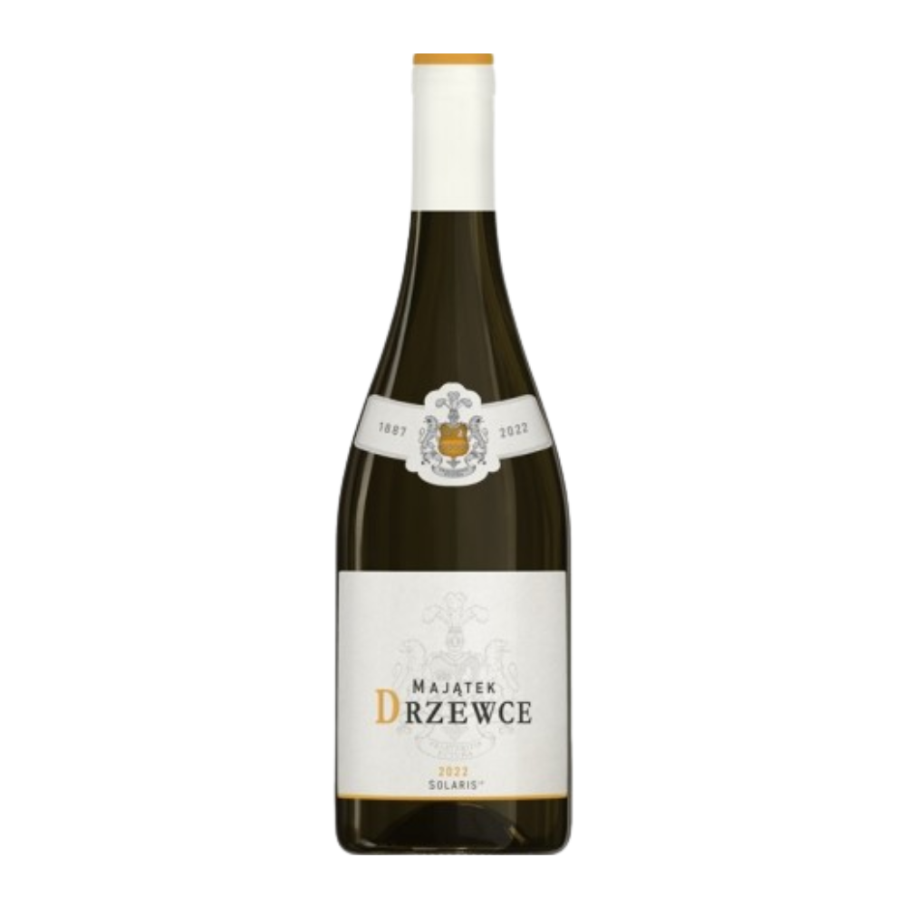 Wino Majątek Drzewce Solaris 9,5% białe wytrawne 750 ml