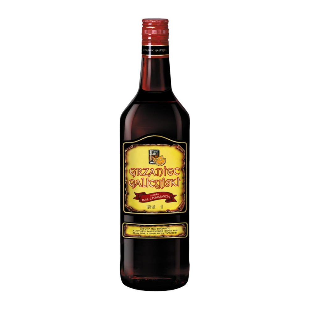 Wino Grzaniec Galicyjski Rum czerwone słodkie 1000 ml