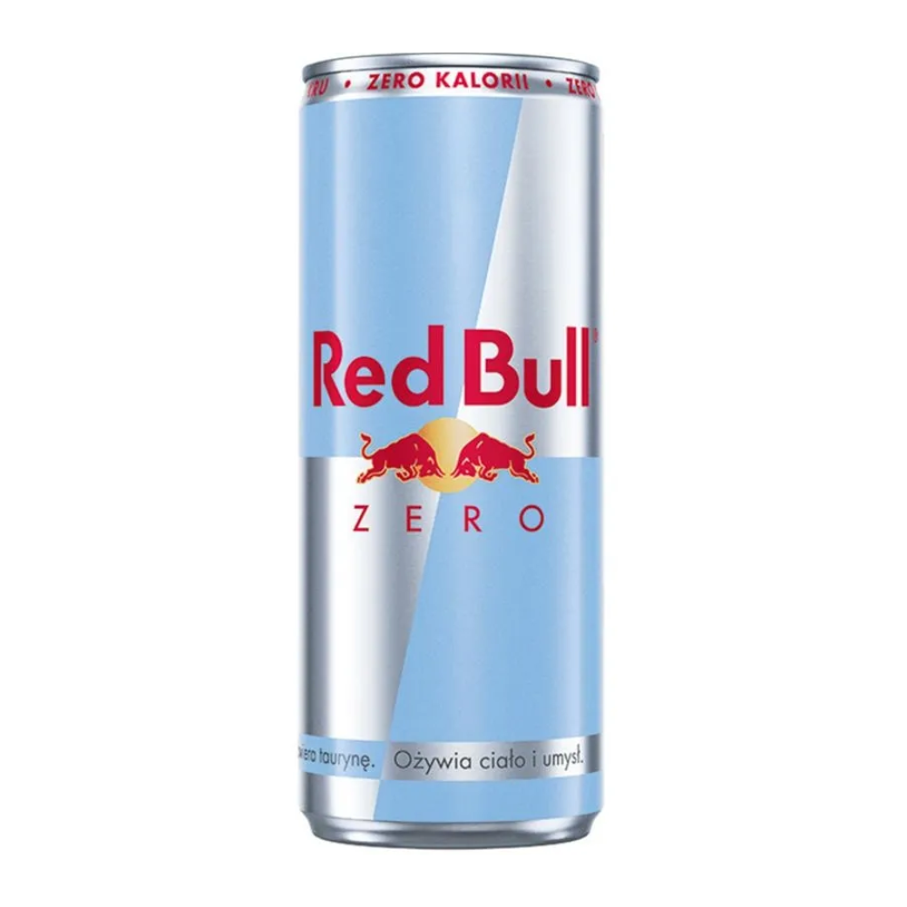 Energetyk Red Bull Zero cukru, Zero kalorii 250 ml puszka