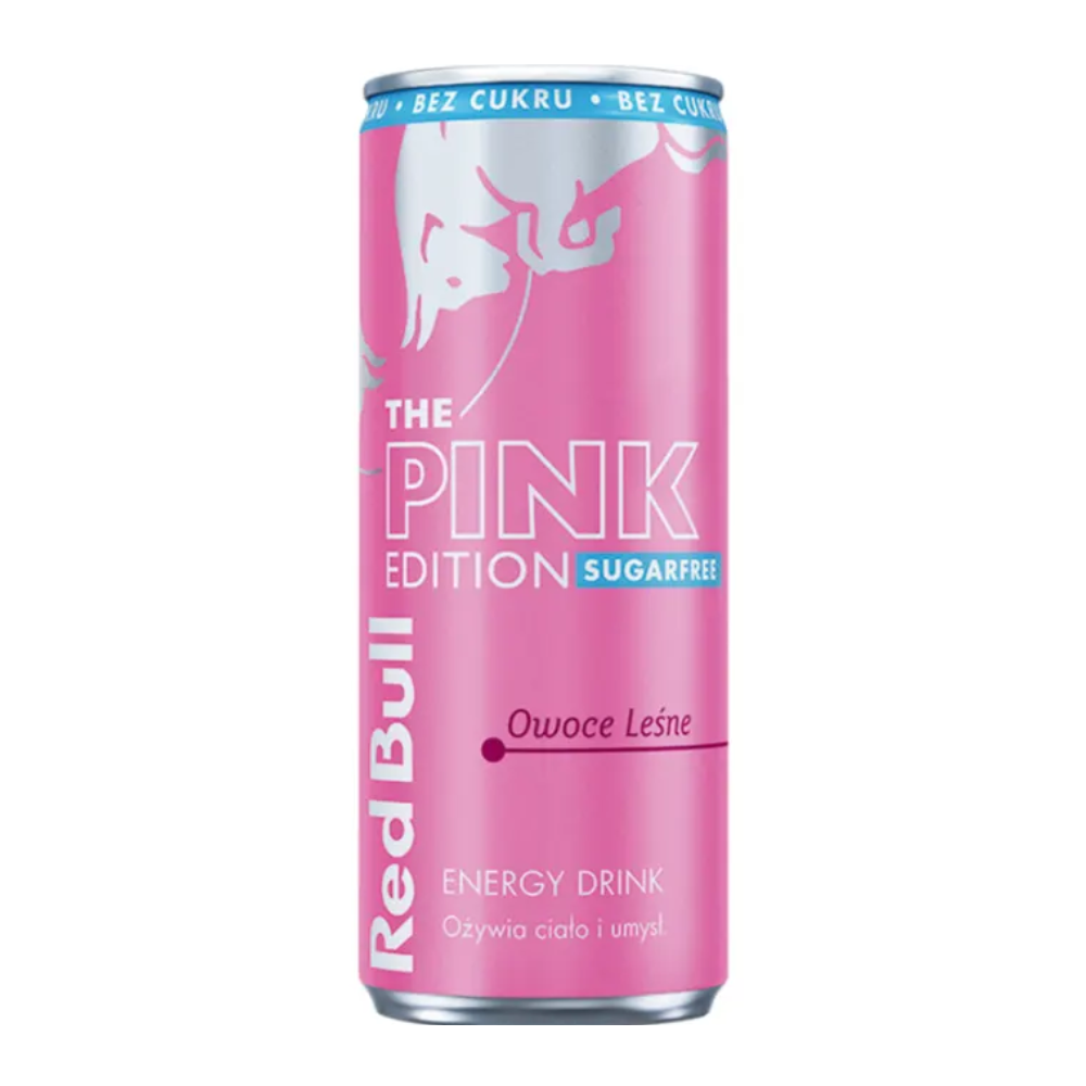Energetyk Red Bull Pink Zero Owoce Leśne 250 ml DRS
