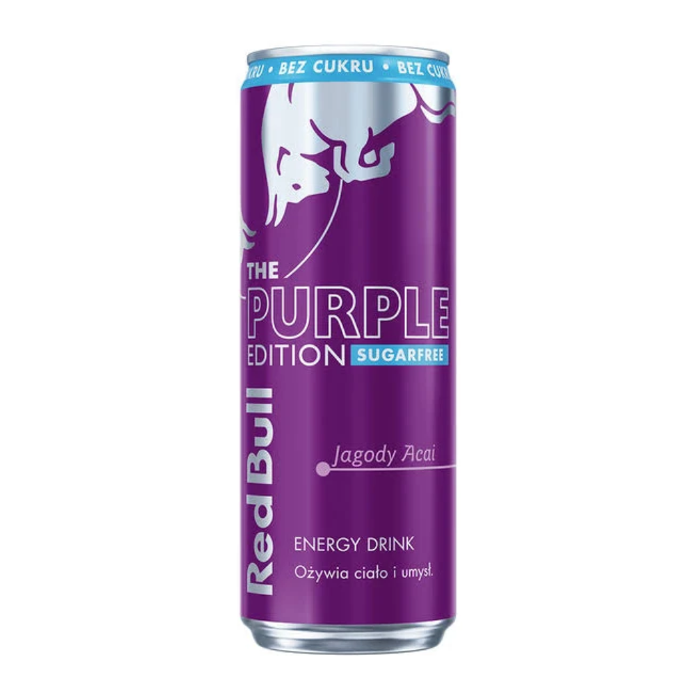 Napój Energetyczny Red Bull Purple Jagody Acai  355 ml Puszka DRS