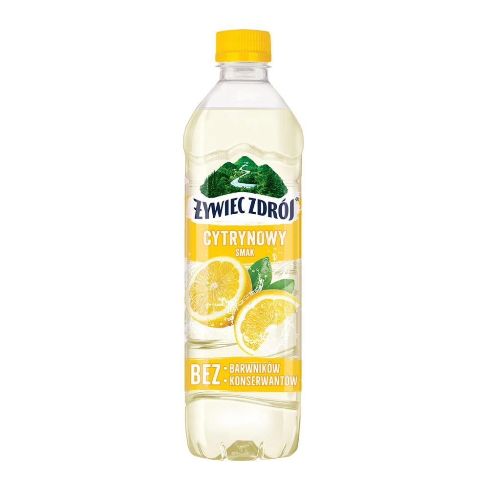Woda Żywiec Zdrój z nutą cytryny 20% soku niegazowana 500 ml