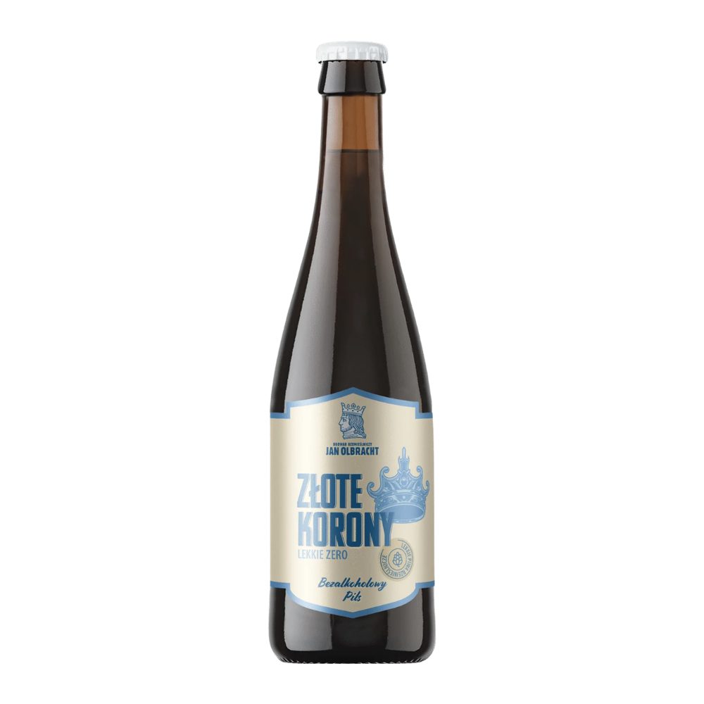Piwo Jan Olbracht Złote Korony Lekki Pils 0% 330 ml
