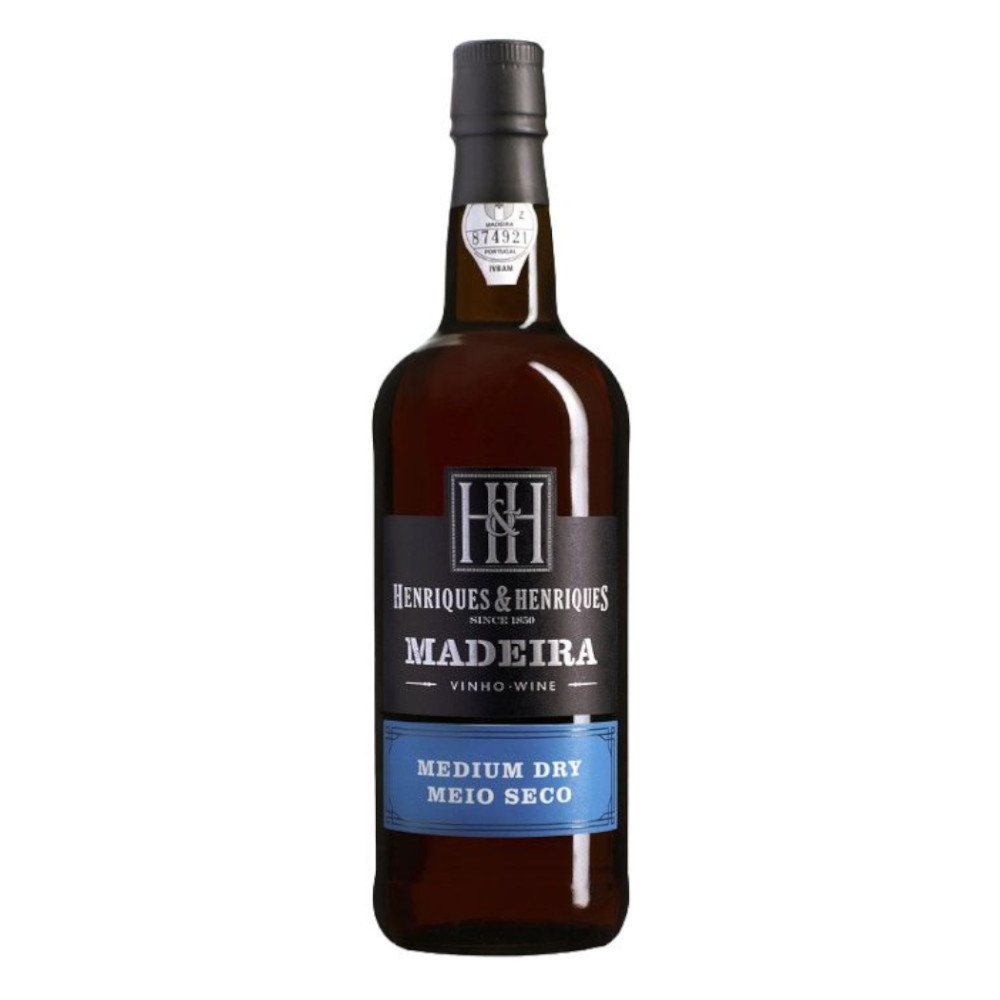 Wino wzmocnione Madeira H&H Medium Dry meio seco 19% czerwone półwytrawne 750 ml