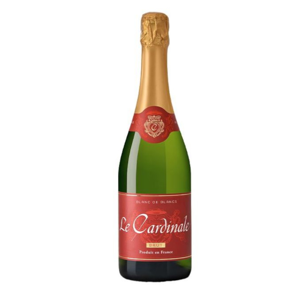 Wino Musujące Le Cardinale Brut 10,5% białe wytrawne 750 ml