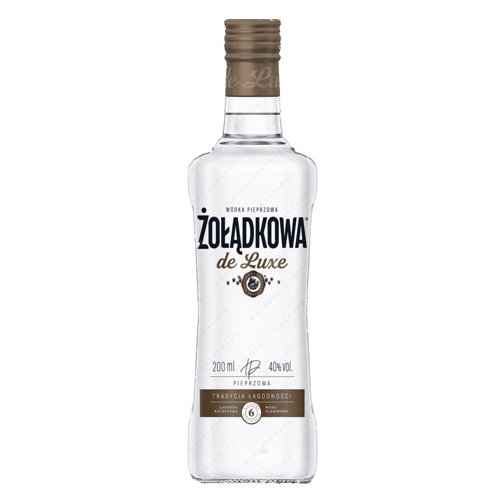 Wódka Czysta Żołądkowa de Luxe z Pieprzem 37,5% 200 ml