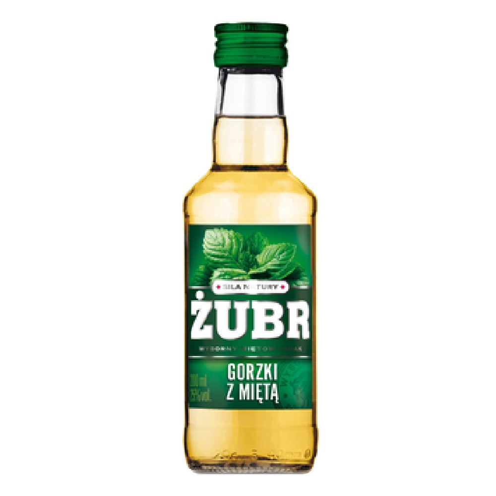 Żubr Gorzki z Miętą 25% 200 ml