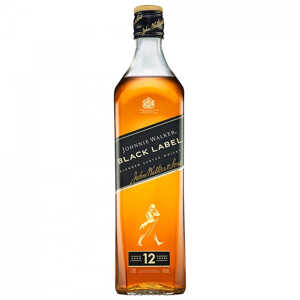 Whisky Johnnie Walker Black Label 40% 1000 ml